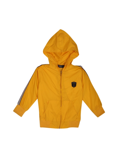 

Noddy Boys Yellow Solid Windcheater Padded Jacket