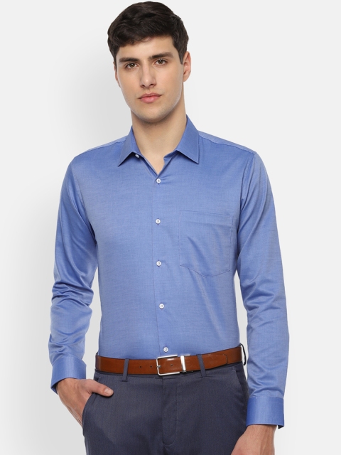 

Van Heusen Men Blue Slim Fit Solid Formal Shirt
