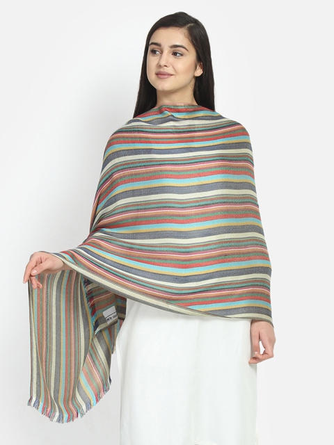 

Anekaant Women Multicoloured Woven Design Stole, Multi