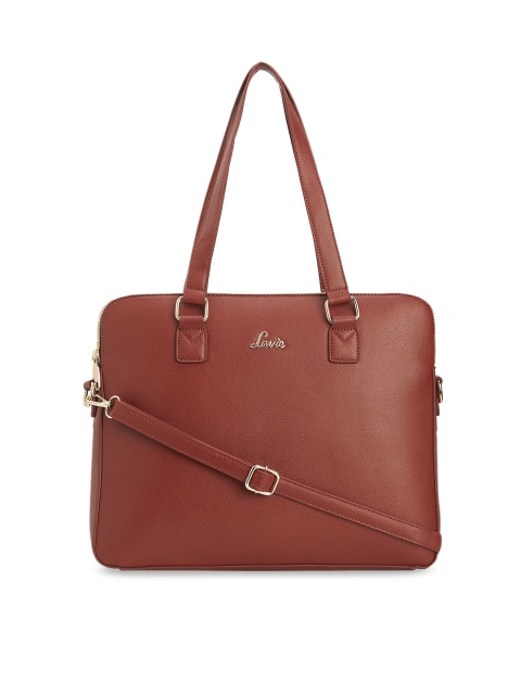 

Lavie Brown Solid Handheld Bag