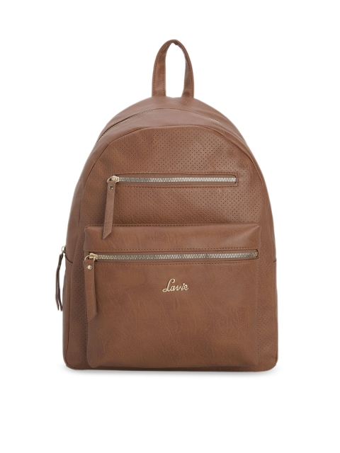 

Lavie Women Brown Solid Backpack