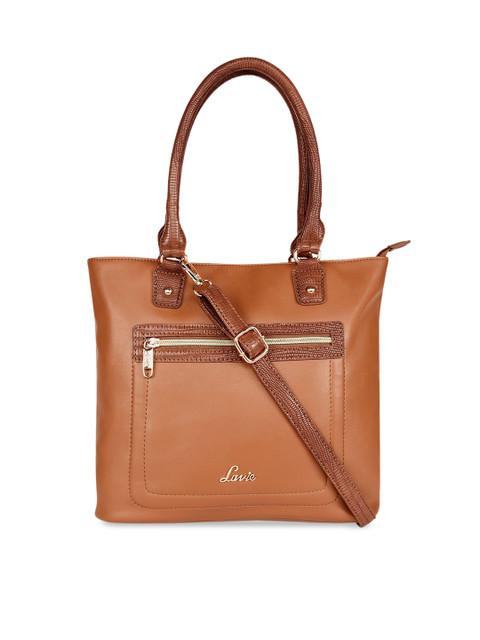 

Lavie Tan Brown Solid Handheld Bag