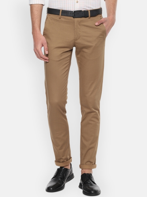 

Van Heusen Sport Men Khaki Slim Fit Solid Formal Trousers