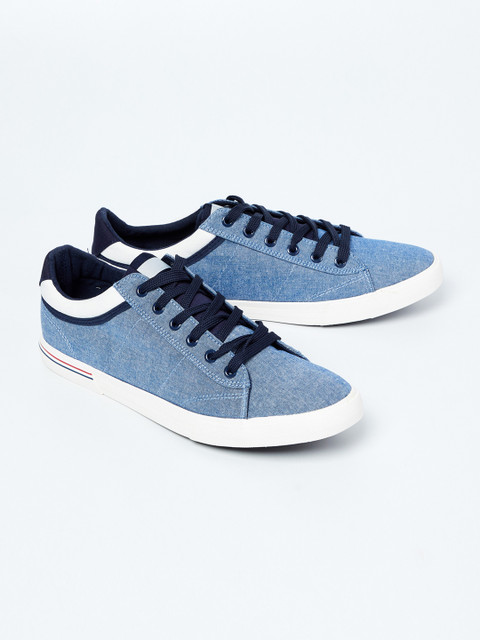 

Forca by Lifestyle Men Blue Solid Denim Sneakers