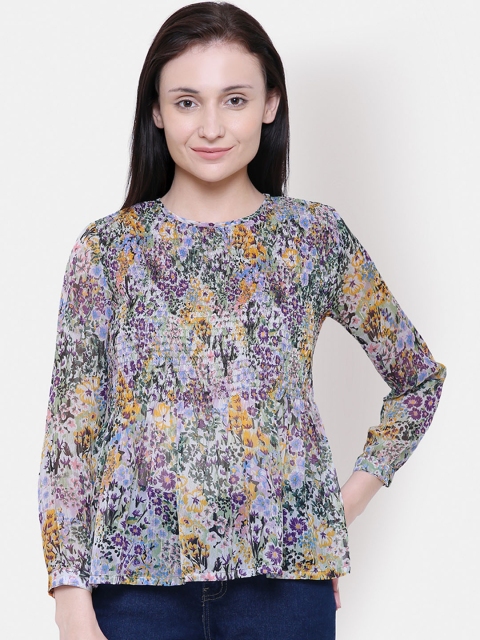 

Yaadleen Women Multicoloured Printed Top, Multi