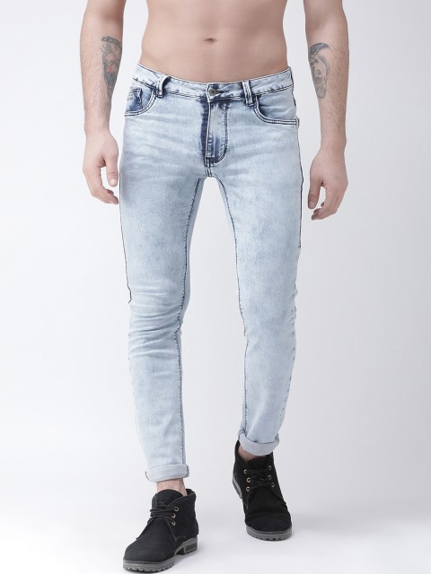 

Rex Straut Jeans Men Blue Slim Fit Mid-Rise Clean Look Stretchable Jeans