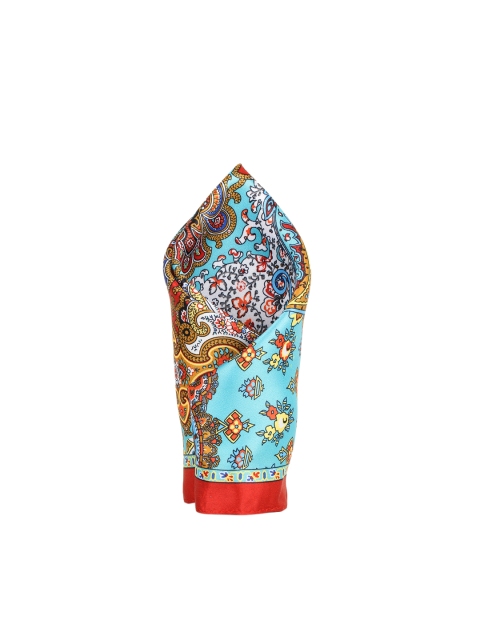 

Alvaro Castagnino Men Multicolored Printed Pocket Square, Multi