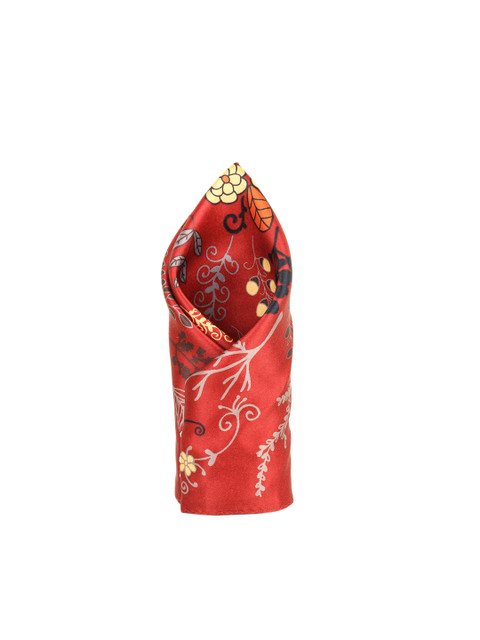 

Alvaro Castagnino Men Red & Black Printed Pocket Square