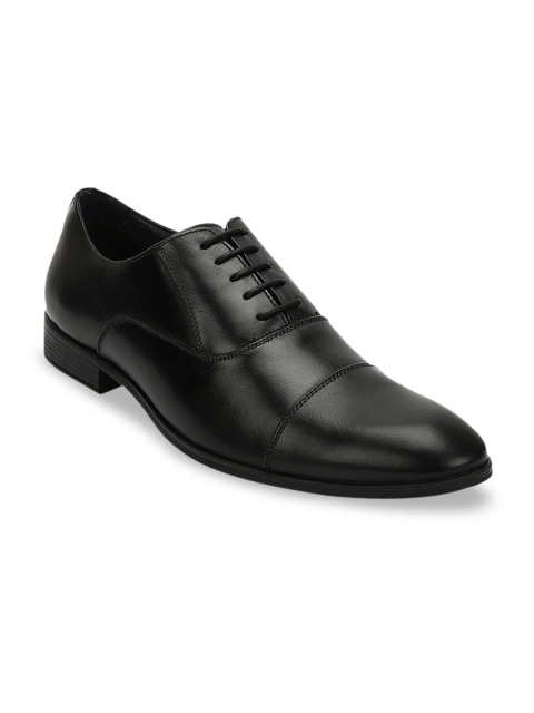 

Teakwood Leathers Men Black Solid Leather Formal Shoe