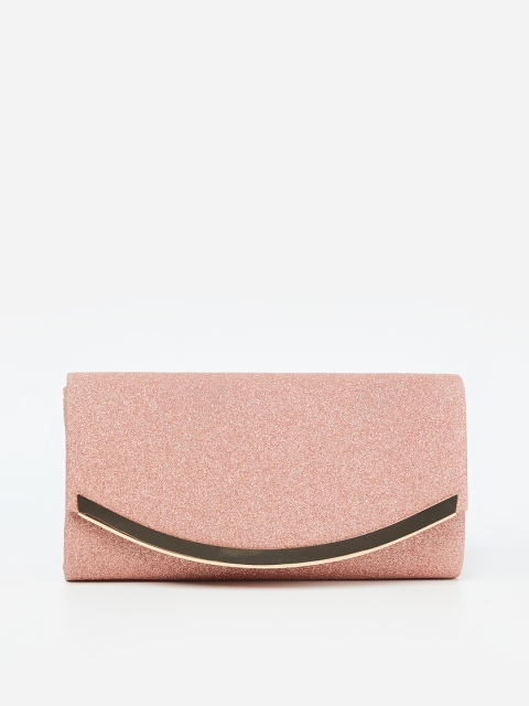 

CODE by Lifestyle Pink Textured Clutch
