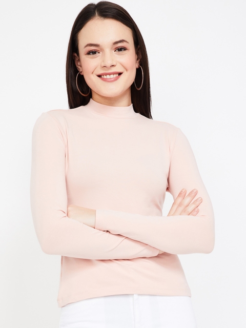 

Ginger by Lifestyle Women Pink Solid Top