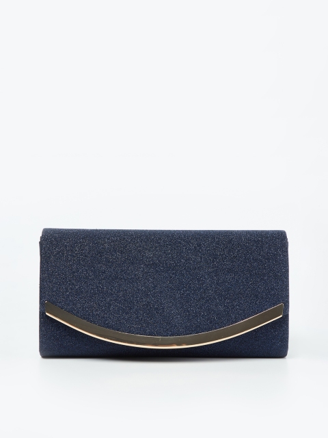 

CODE by Lifestyle Navy Blue Textured Clutch