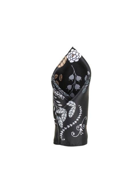 

Alvaro Castagnino Men Black & Beige Printed Pocket Square