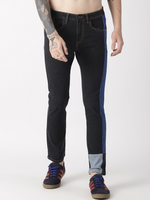 

Blue Saint Men Black Slim Fit Mid-Rise Clean Look Jeans
