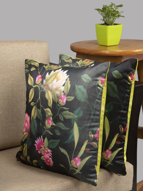 

HOUZZCODE Cushion Covers, Black