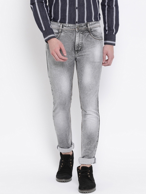 

Crimsoune Club Men Grey Slim Fit Mid-Rise Clean Look Jeans