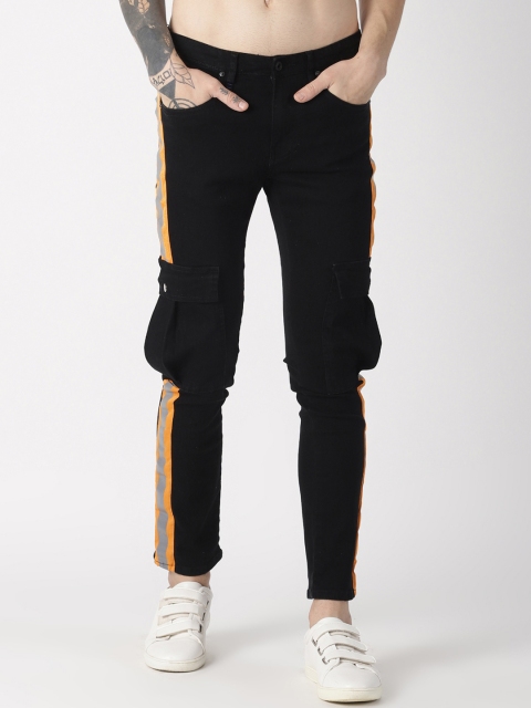 

Blue Saint Men Black Slim Fit Mid-Rise Clean Look Jeans
