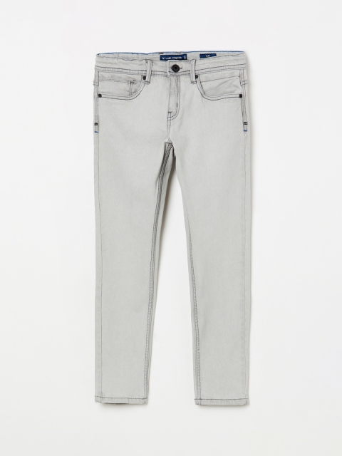 

Fame Forever by Lifestyle Boys Grey Slim Fit Mid-Rise Clean Look Jeans
