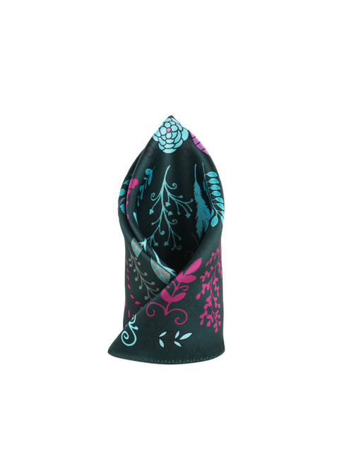 

Alvaro Castagnino Men Green Printed Pocket Square