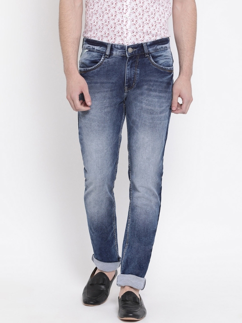

Crimsoune Club Men Blue Slim Fit Mid-Rise Clean Look Jeans