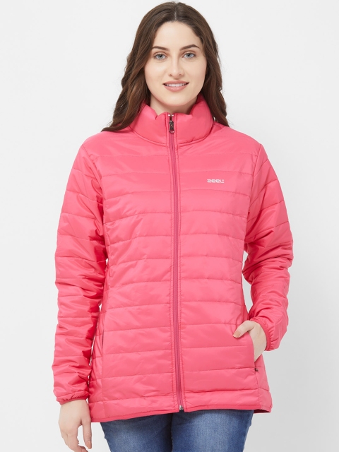 

Zeel Women Pink Solid Puffer Jacket