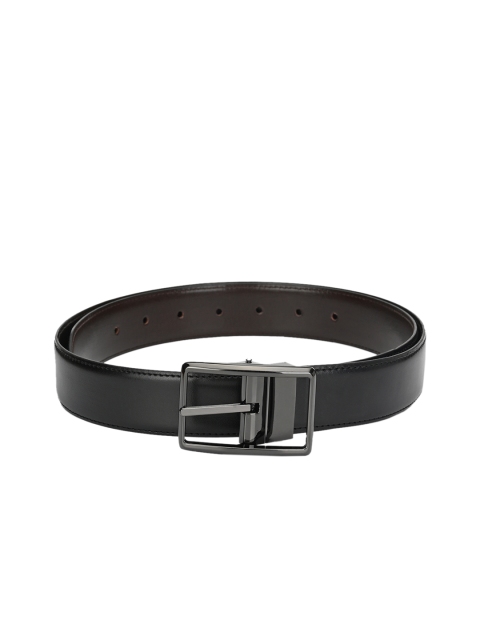 

Calvadoss Men Black & Brown Solid Reversible Belt