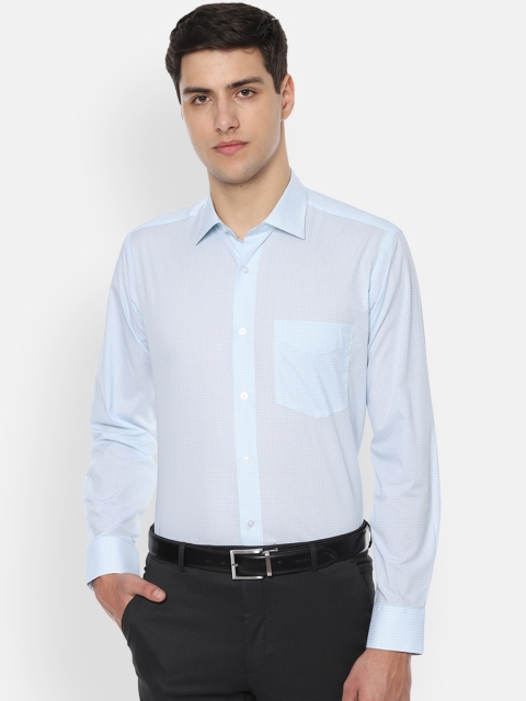 

Van Heusen Men Blue Regular Fit Printed Formal Shirt