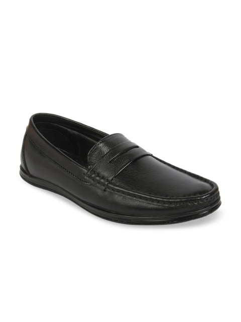 

Vardhra Men Black Formal Leather Loafers