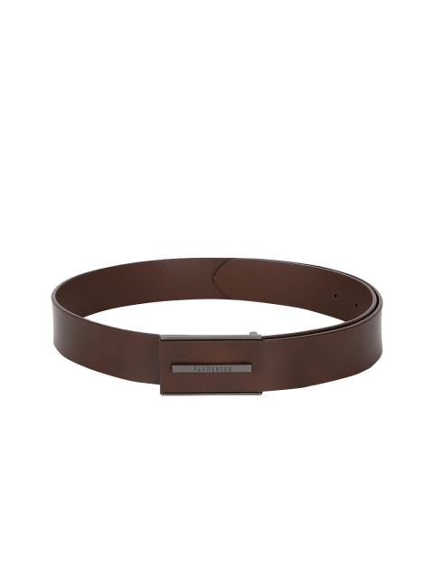 

Van Heusen Men Brown Solid Leather Belt
