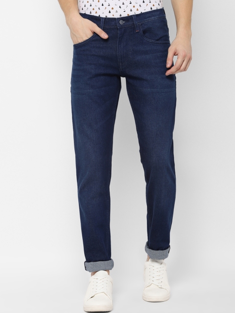

Allen Solly Men Navy Blue Skinny Fit Mid-Rise Clean Look Stretchable Jeans