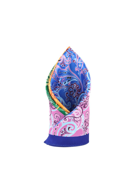 

Alvaro Castagnino Men Multicoloured Printed Pocket Square, Multi