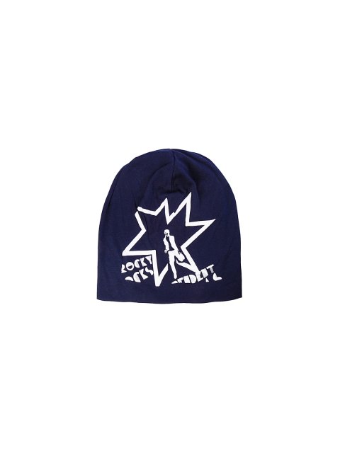 

NOISE Unisex Blue Printed Beanie