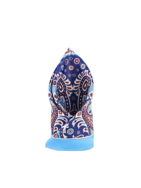

Alvaro Castagnino Men Blue & Red Printed Pocket Square