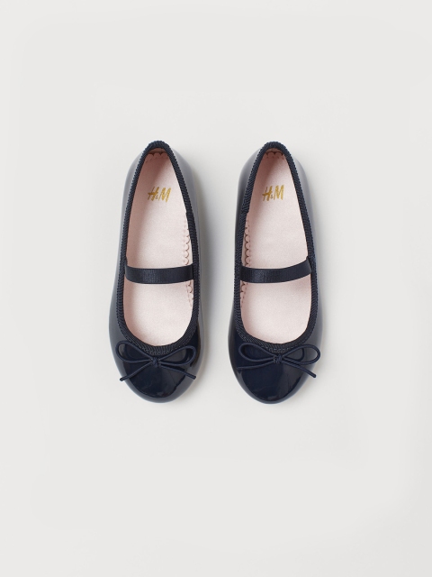 

H&M Girls Blue Solid Ballet pumps