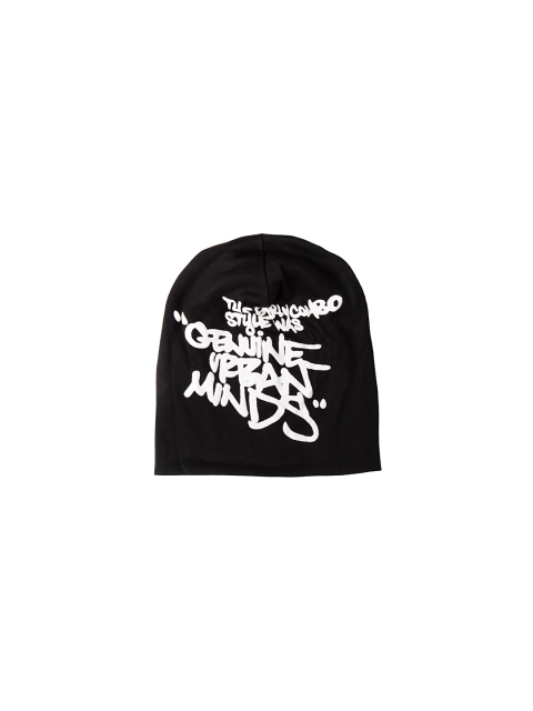

Noise Unisex Black & White Printed Beanie