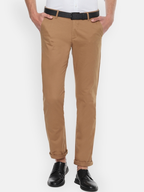 

Van Heusen Sport Men Khaki Slim Fit Solid Regular Trousers