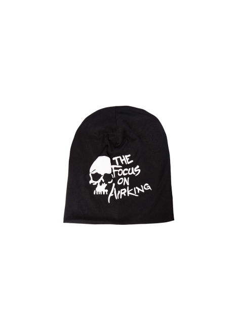 

NOISE Unisex Black Printed Beanie