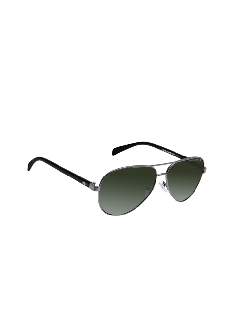 

David Blake Unisex Aviator Sunglasses, Green