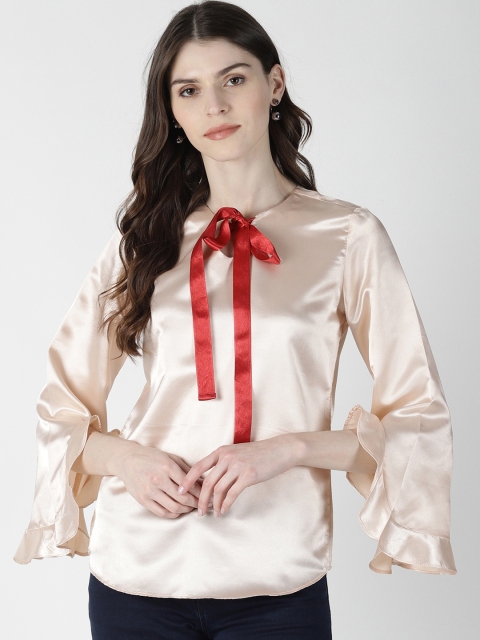 

AARA Women Gold-Toned Solid Top