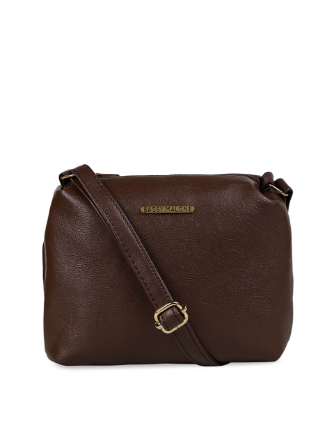 

Bagsy Malone Brown Solid Sling Bag