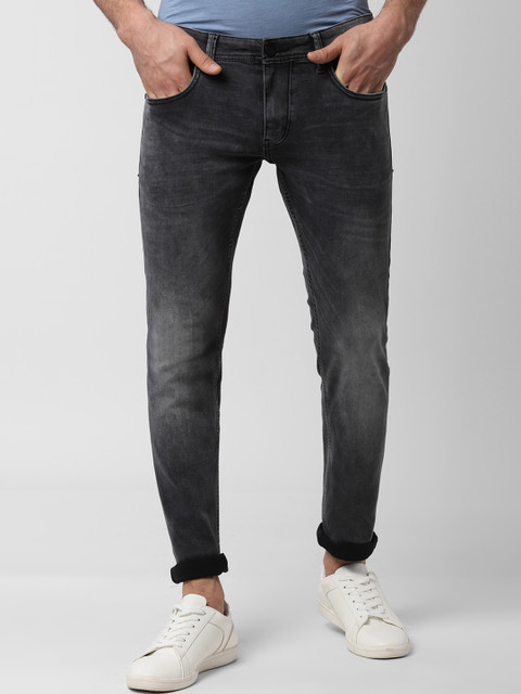 

Peter England Casuals Men Black Skinny Fit Mid-Rise Clean Look Stretchable Jeans
