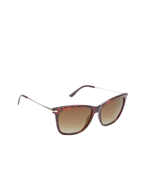 

I DEE Unisex Square Sunglasses, Brown