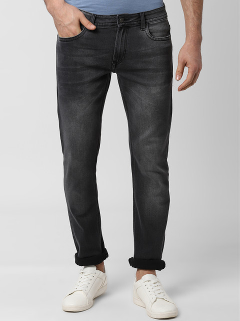 

Peter England Casuals Men Black Skinny Fit Mid-Rise Clean Look Stretchable Jeans