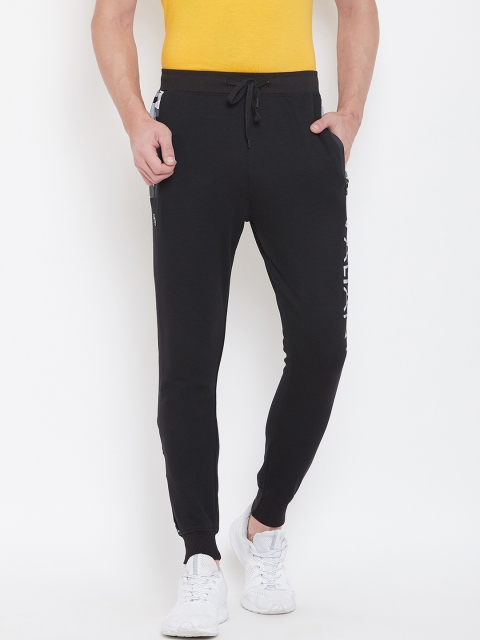 

Duke Men Black Solid Joggers