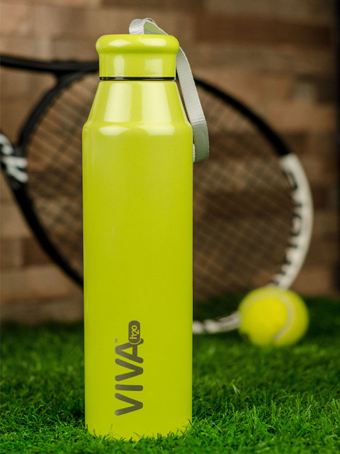 

VIVA h2o Green Solid Stainless Steel Vaccum Insulated Water Bottle 900 ml