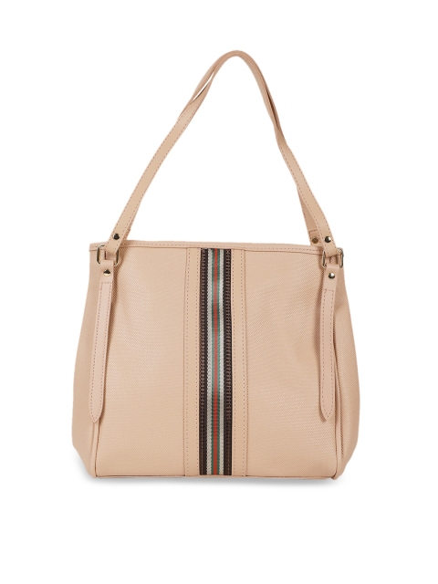 

Kielz Beige Striped Shoulder Bag
