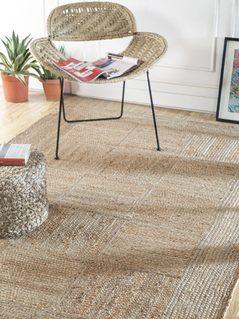 

Jaipur Rugs Cream-Coloured & Beige Solid Carpet