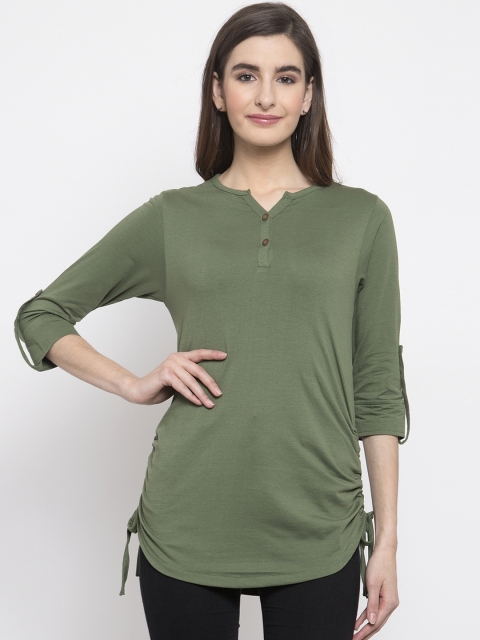 

Kalt Women Green Solid Top