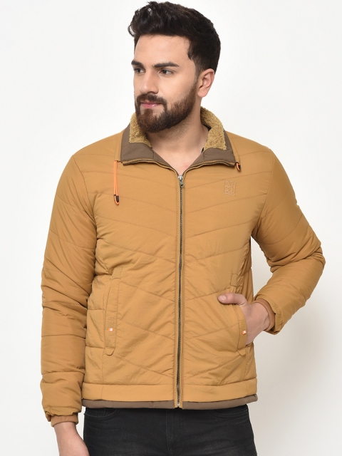 

Duke Men Khaki Solid Padded Jacket