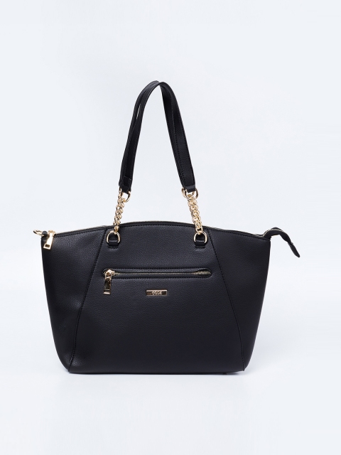 

CODE by Lifestyle Black Solid Handheld Bag